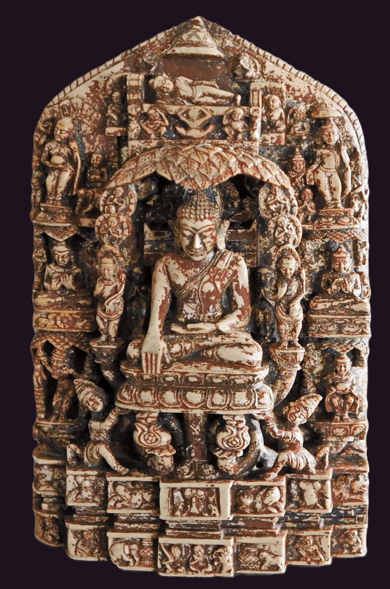 Pagan Burmese Andagu 8 Scene Stele 11 Burmese 11th - 12th Century Andagu Stone Eight Scene Stele