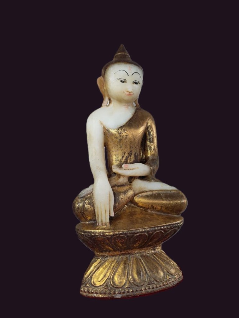 18th-19th Century Burmese Alabaster Buddha