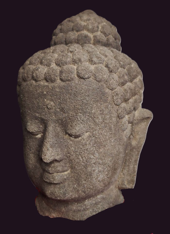 Indonesian Lava Stone head