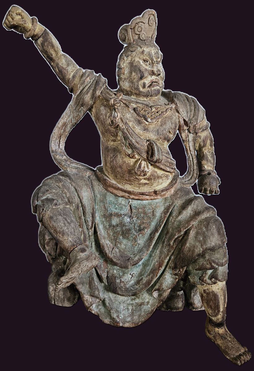 Ming Dynasty Lokapala: The Shuanglin Connection 4 Chinese Heavenly King - Dhrtarastra - King of the East - Moli Hai