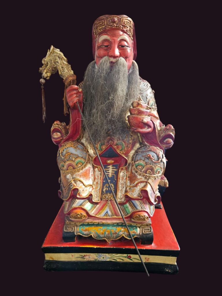 Taoist Temple Deity Tu Di Gong
