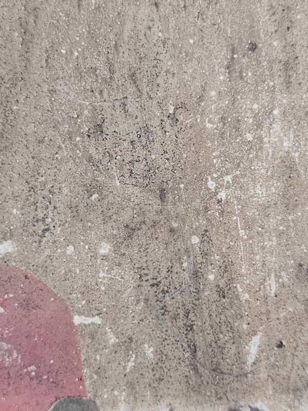 Close view of Pottery on Han Dynasty Court Lady Funerary Figure