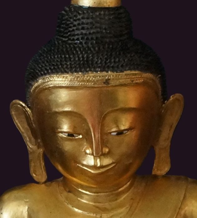 Burmese Tai Yai Hollow Lacquer Buddha Statue 1 Burmese Tai Yai Hollow Lacquer Buddha Statue