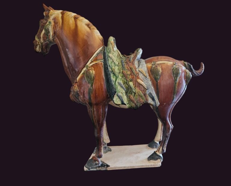 Qing Revival Tri Colour Tang Style Horse 7 Qing Revival Tri Colour Tang Style Horse