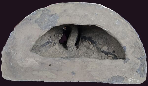 Underneath view Chinese Han Dynasty Pottery Minqi Court Lady