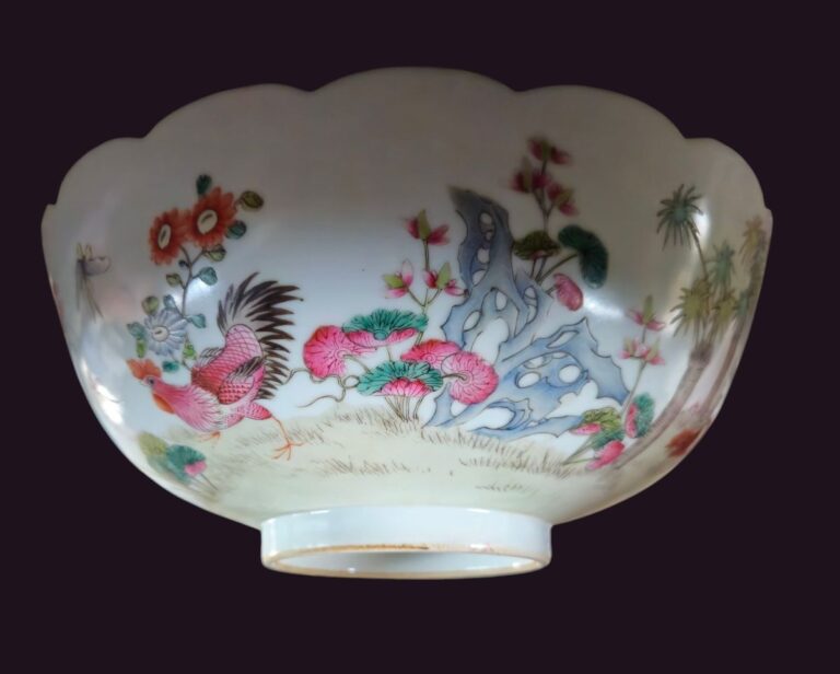 Antique Daoguang Mark & Period Famille Rose Bowl