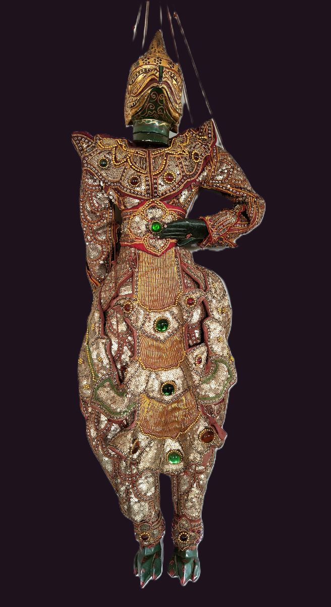 Burmese Puppet Mythological Garuda Bird Garuda Puppet from Burma