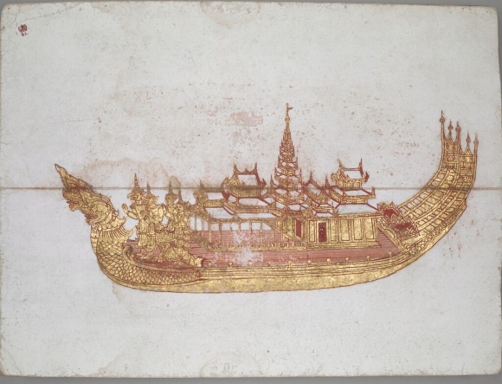 Konbaung Period Burmese Royal Barge 2 Konbaung Period Burmese Royal Barge