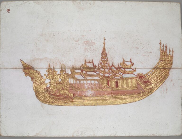 Konbaung Period Burmese Royal Barge 1 Konbaung Period Burmese Royal Barge