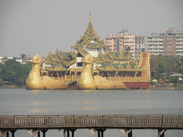 Konbaung Period Burmese Royal Barge 2 Copy of the Konbaung Period Burmese Royal Pyigyimon Barge