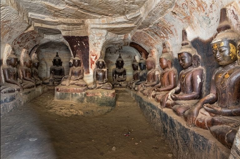 Po Win Taung Cave Murals & Sandstone Sculptures