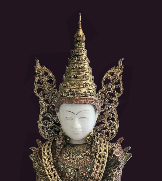 Mrauk-U Bronzes with Rare a Chignon Jata Usnisha