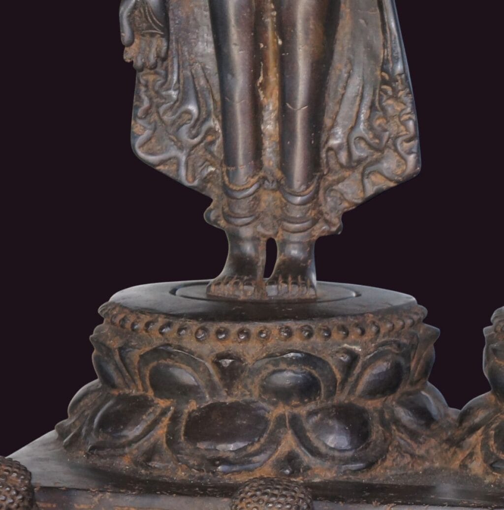 Lotus pedestal Burmese Buddhist Shrine